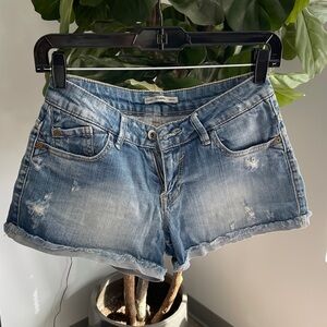 Pull&Bear Light Blue Jean Shorts